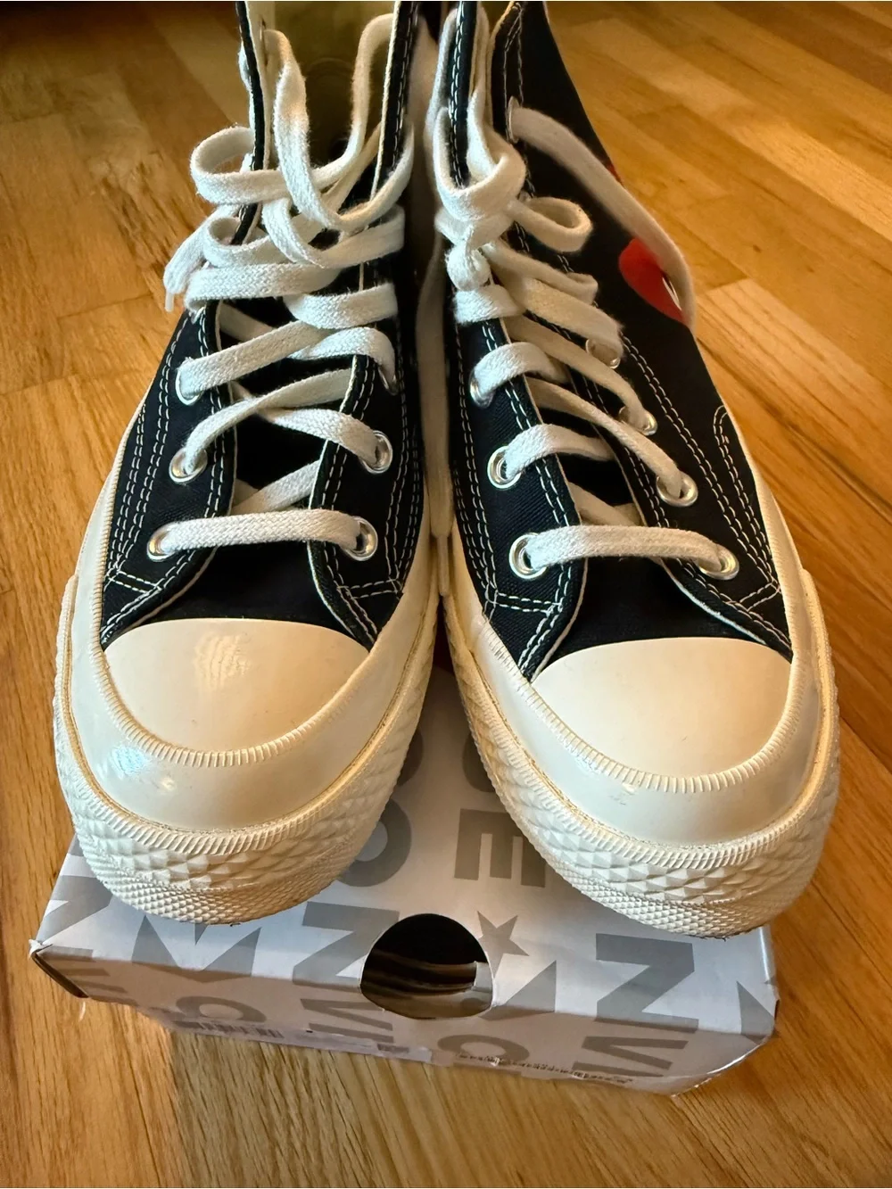 Converse Comme des Garçons Play Chuck Taylor high top sneakers